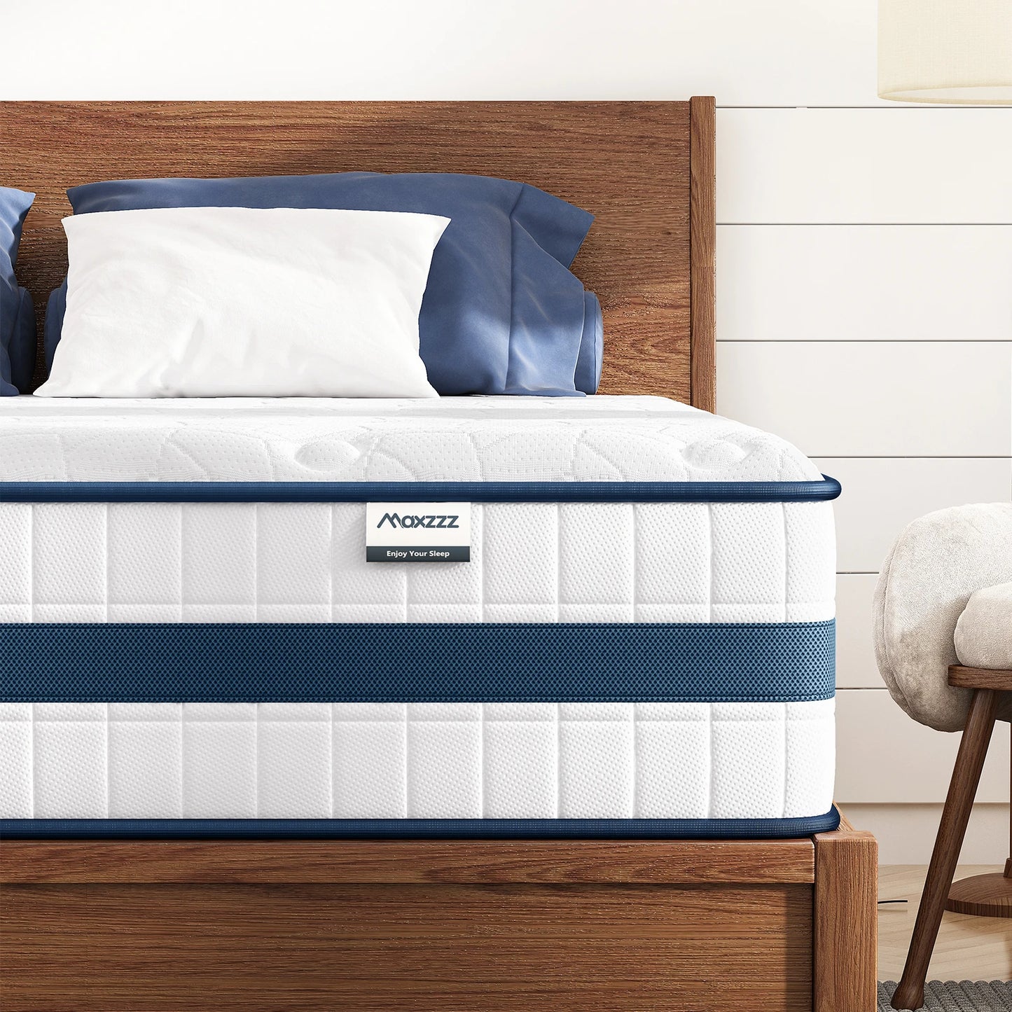 Maxzzz Gel Memory Foam Hybrid Mattress With Pocket Coils