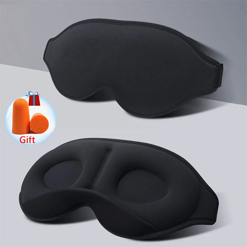 3D Sleeping Mask Blockout Light Eye Mask For Travel