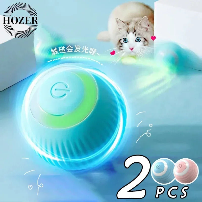 Two Pack Cat Interactive Magic Ball Toy Indoor Rolling