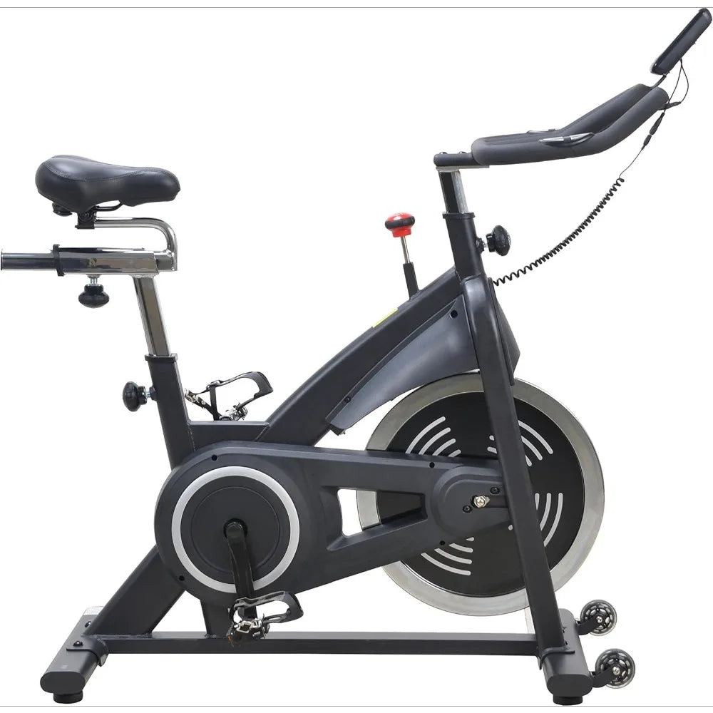 Indoor Cycle Bike Magnetic Trainer With Belt Drive Monitor