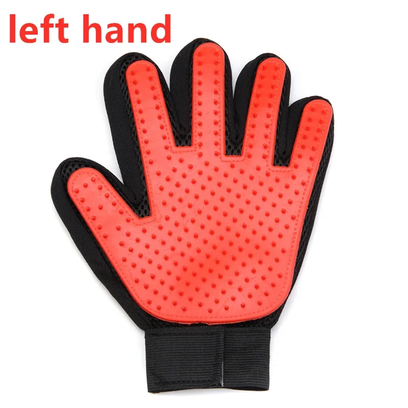 Pet Glove Cat Grooming Glove Deshedding Brush For Cats And Dogs Hair Remover Massage Brush