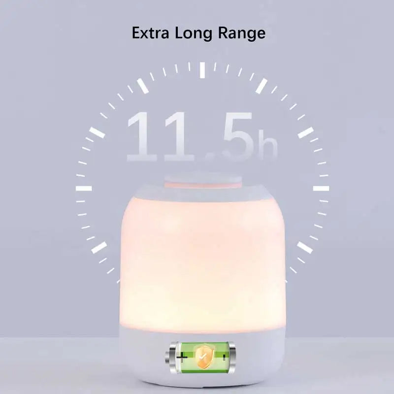Touch Night Lights USB Rechargeable Wireless LED Bedside Table Lamp For Kids Bedroom Study
