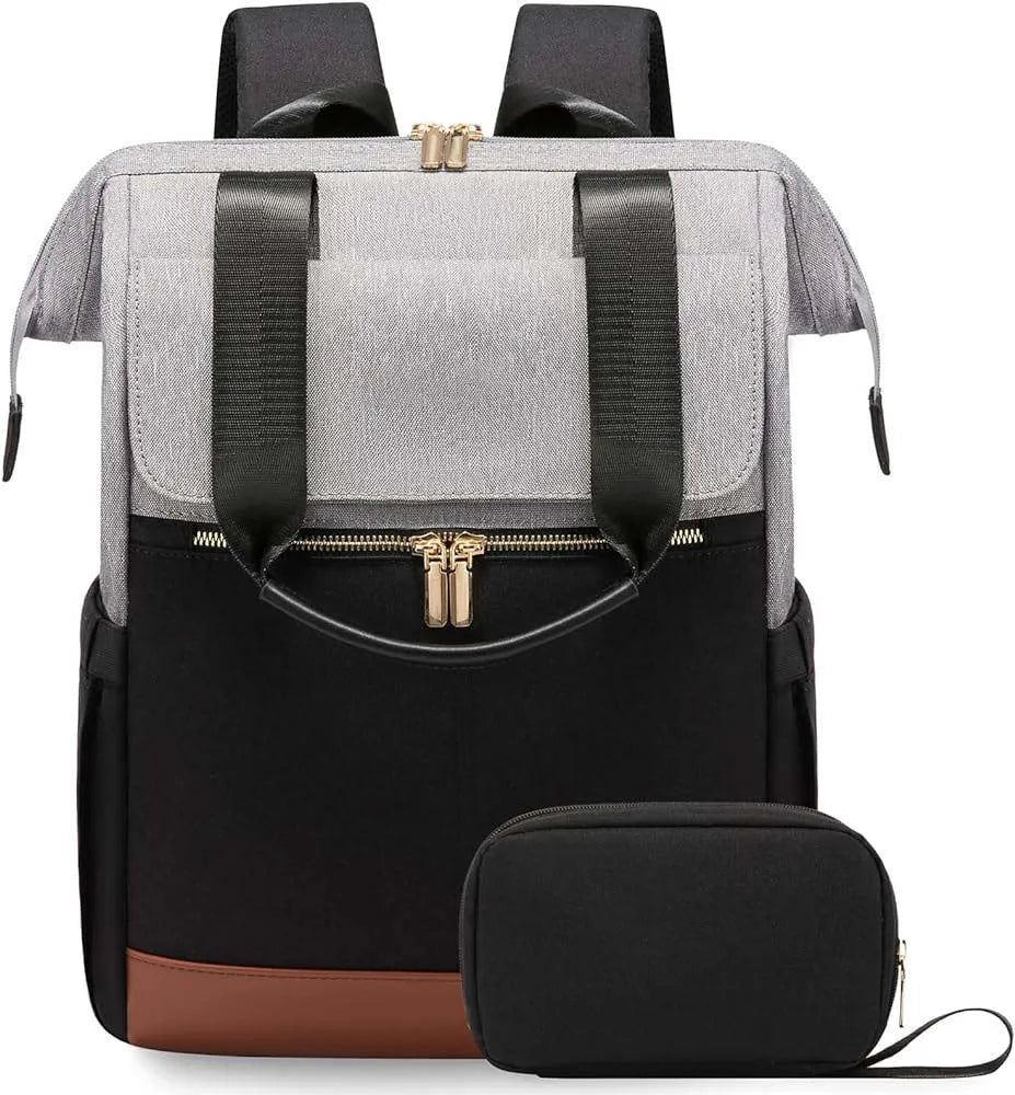 Cream Colored Womens Travel Laptop Backpack Softback Large Capacity 36 To 55 L For Cross Border Travel
