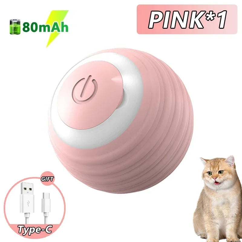Two Pack Cat Interactive Magic Ball Toy Indoor Rolling
