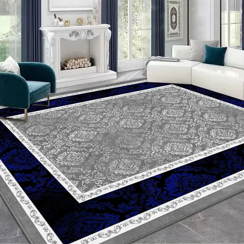Light Luxury Anti Slip Bedside Rug Living Room Washable
