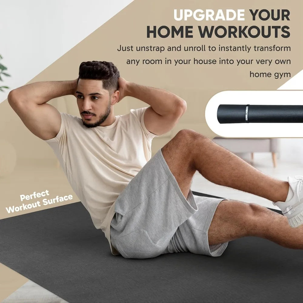 Premium Gorilla Mats Large Exercise Mat 7 Foot By 5 Foot