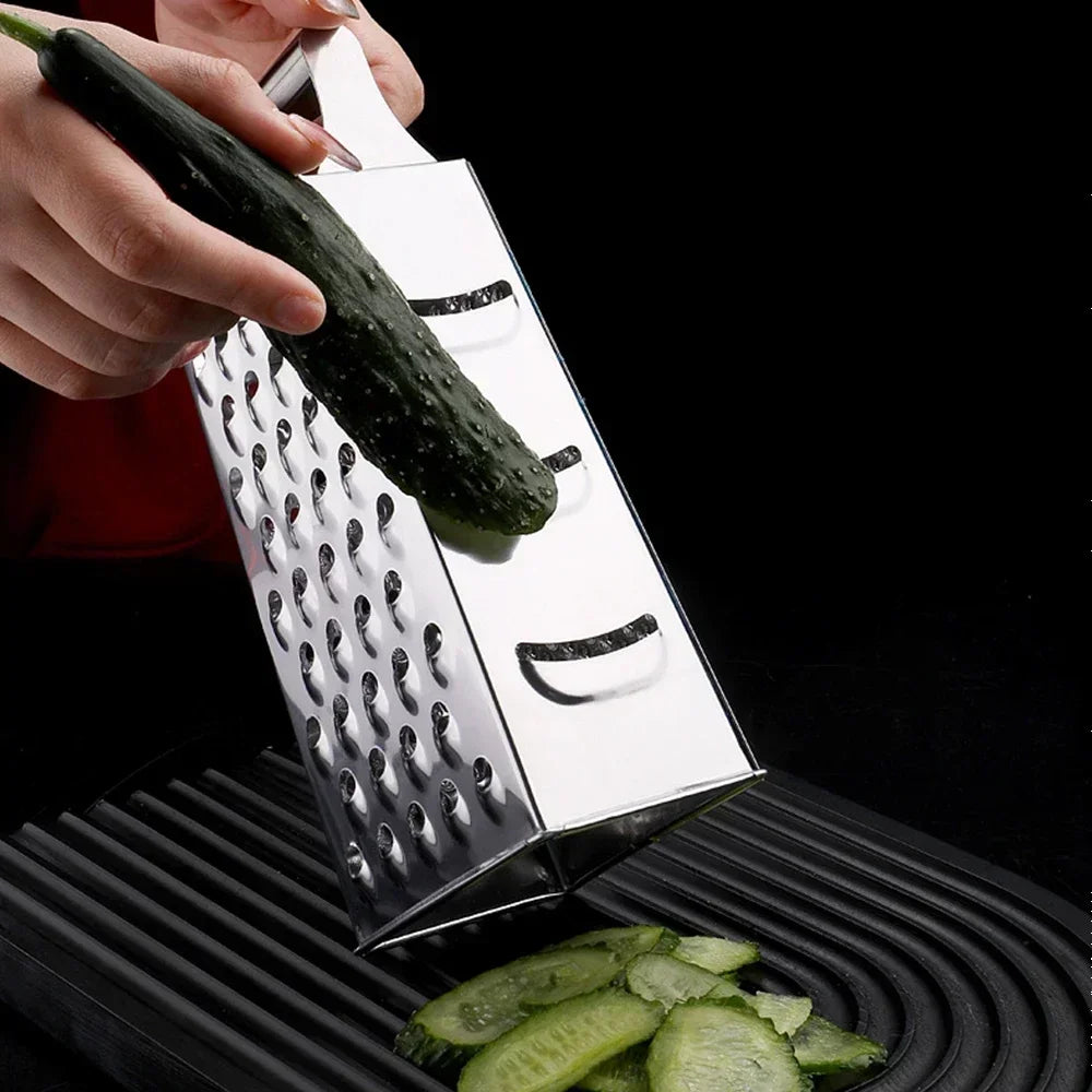 4 Sided Shredder Stainless Steel Cutter Slicer Tower Grater Potato Cheese Fruits Cutter Kitchen Accessories