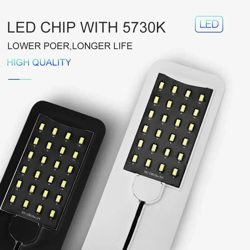Super Slim LED Aquarium Clip On Light For Plants 5W 10W 15W