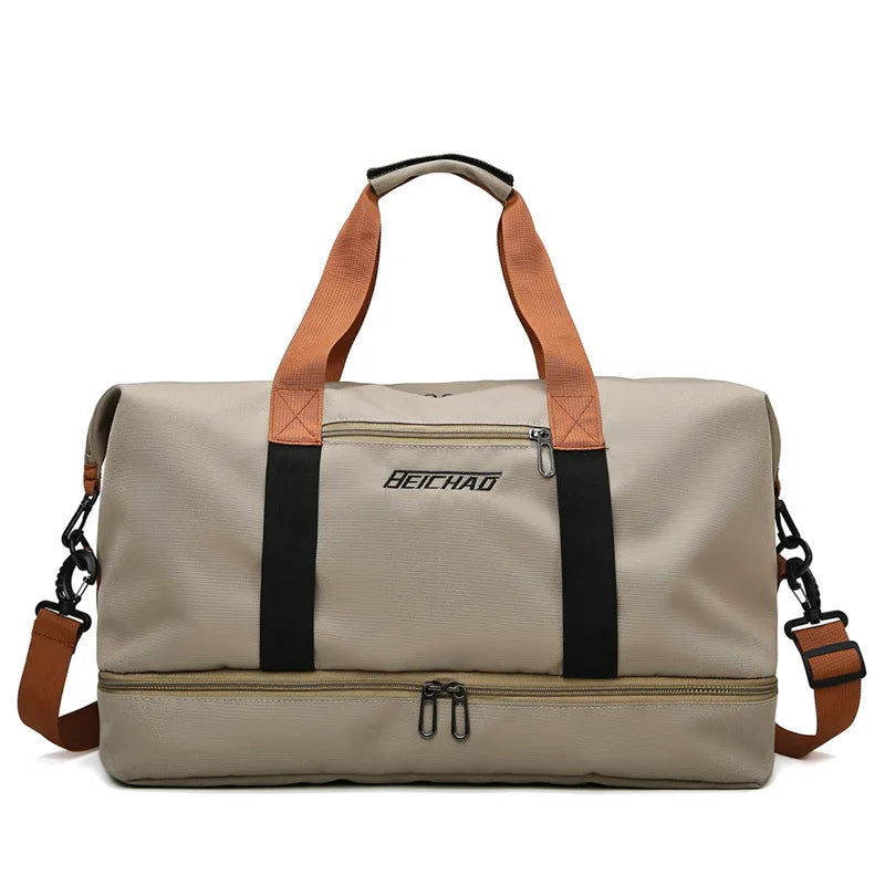 Nylon Travel Gym Bag Unisex Duffle Weekender Carry On