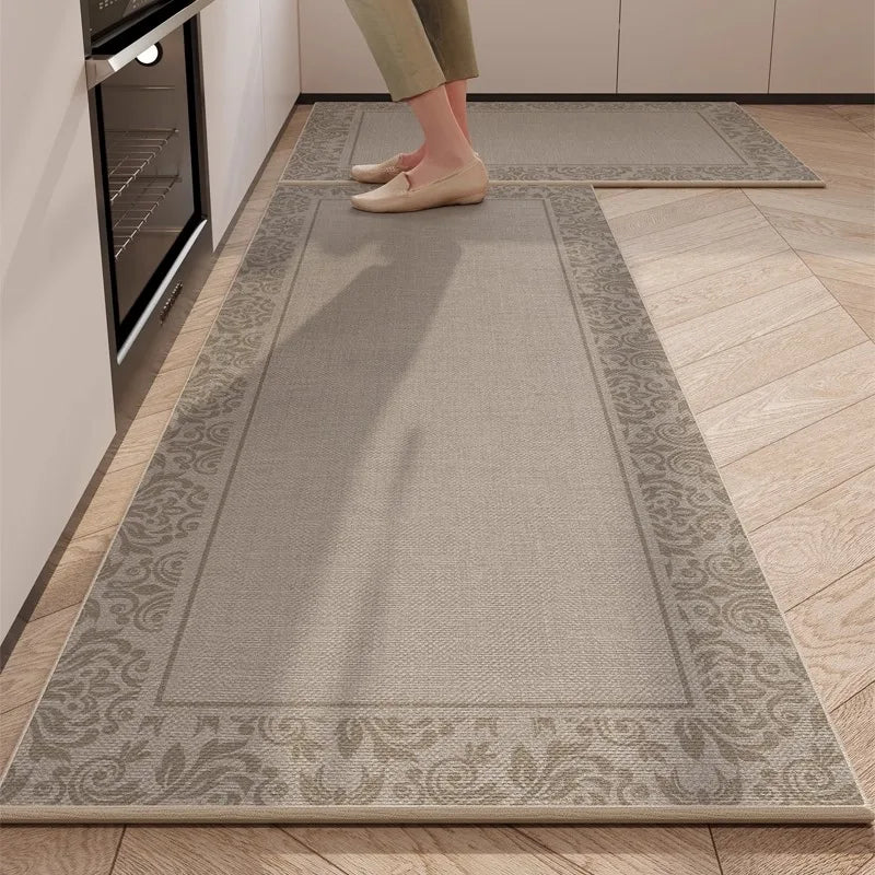 Kitchen Rug TPR Non Slip Footmat Wear Resistant Carpet
