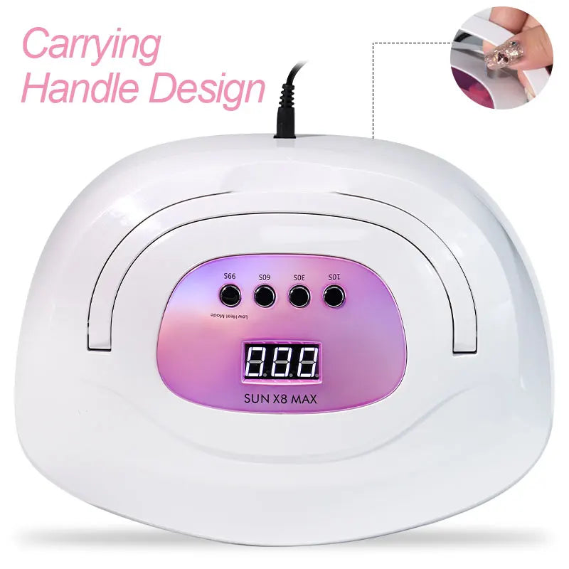 Nail Polish UV LED Lamp 4 Timer Modes LCD Display 57 LEDs