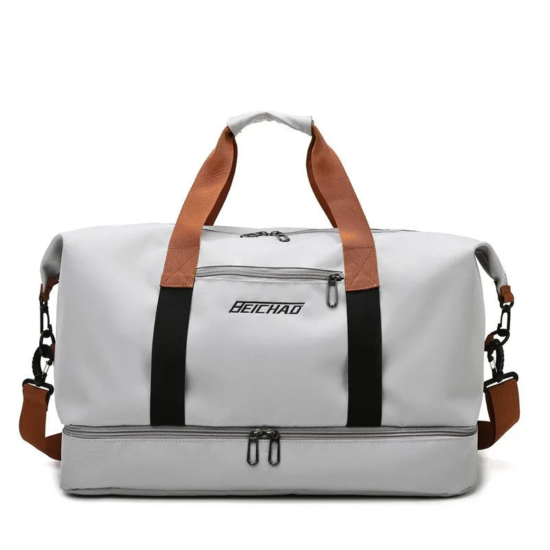 Nylon Travel Gym Bag Unisex Duffle Weekender Carry On