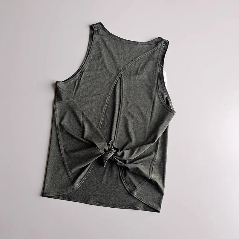 Womens Sleeveless Gym Tank Tops Yoga Sports Vest Breathable