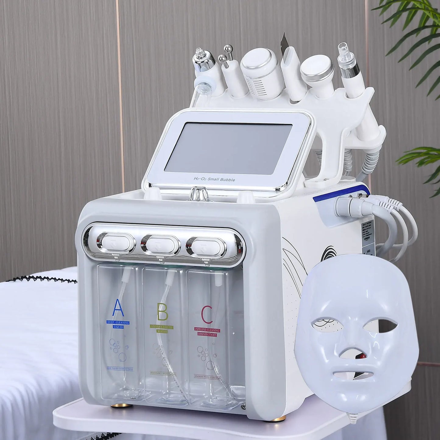 7 In 1 H2O2 Skin Cleansing Hydrofacial Machine Home Use
