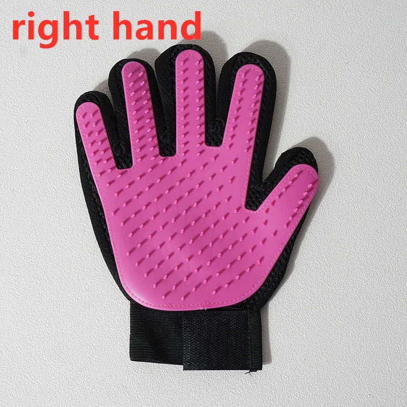 Pet Glove Cat Grooming Glove Deshedding Brush For Cats And Dogs Hair Remover Massage Brush