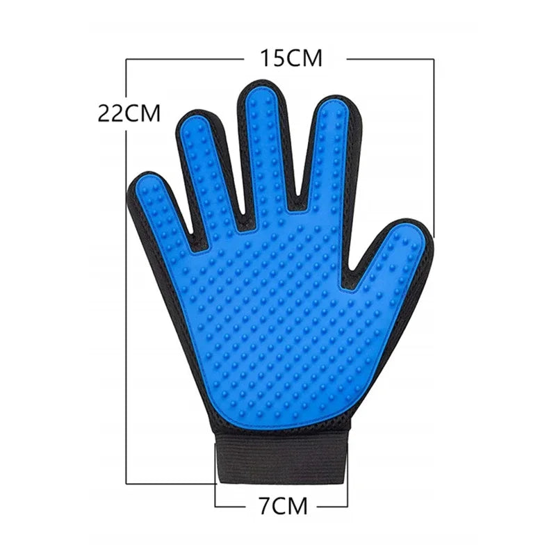 Pet Glove Cat Grooming Glove Deshedding Brush For Cats And Dogs Hair Remover Massage Brush
