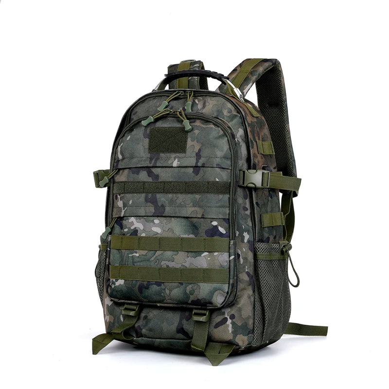 Large Capacity Hiking Backpack For Outdoor Adventures And Travel With Multiple Compartments 20 To 35 Liter Oxford