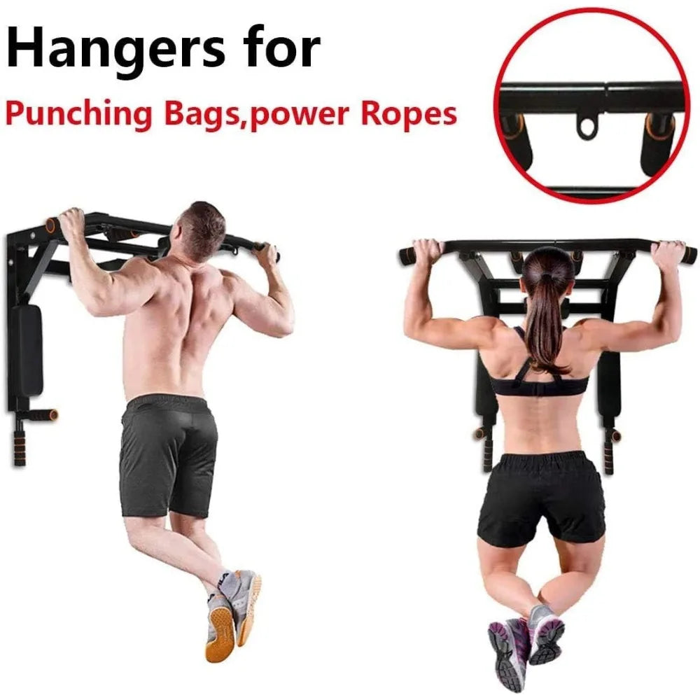 BDL Wall Mounted Pull Up Bar Chin Up Bar Dip Station