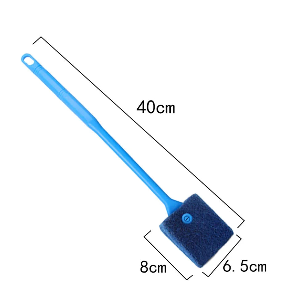 Double Sided Aquarium Algae Scraper Brush for Glass Tanks