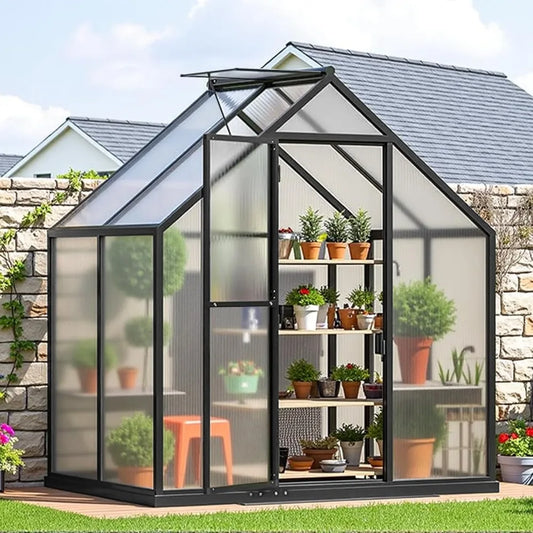 6 By 4 Foot Walk In Greenhouse Aluminum Garden Kit Outdoor