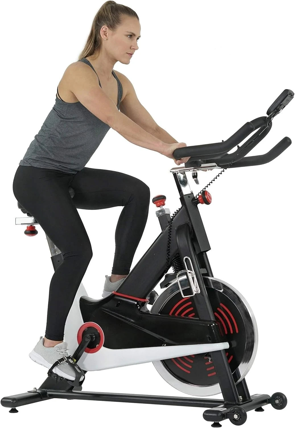 Indoor Cycle Bike Magnetic Belt Drive Trainer LCD Monitor
