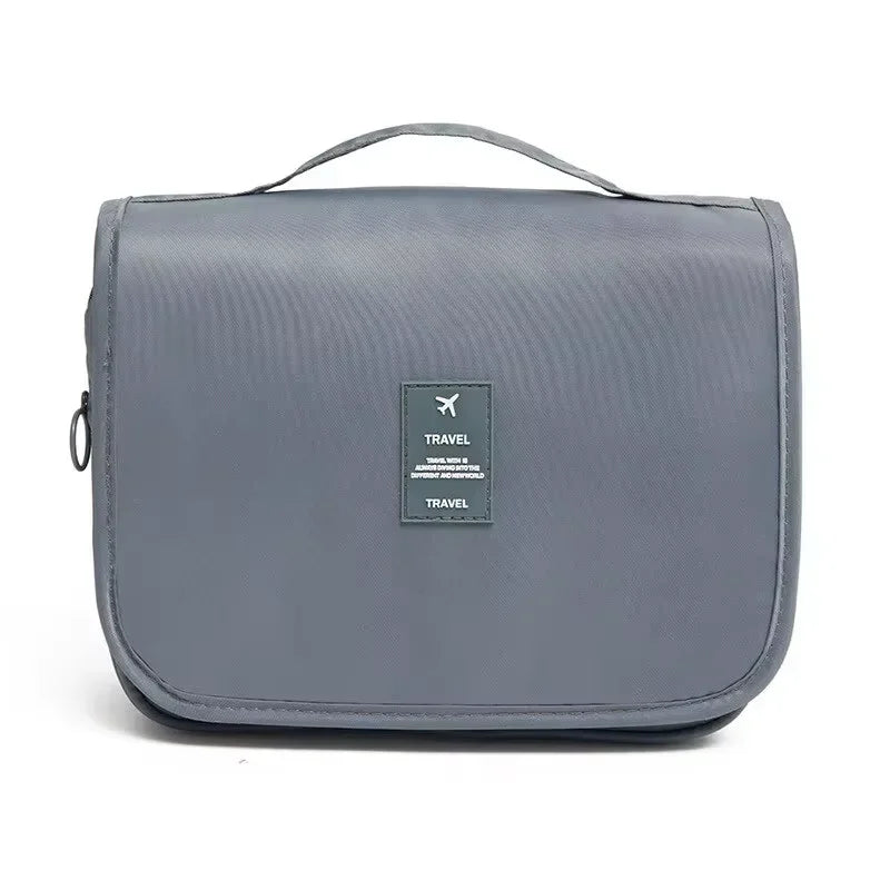 Waterproof Hanging Roll Up Toiletry Kit Travel Organizer Foldable Large Capacity Cosmetic Bag