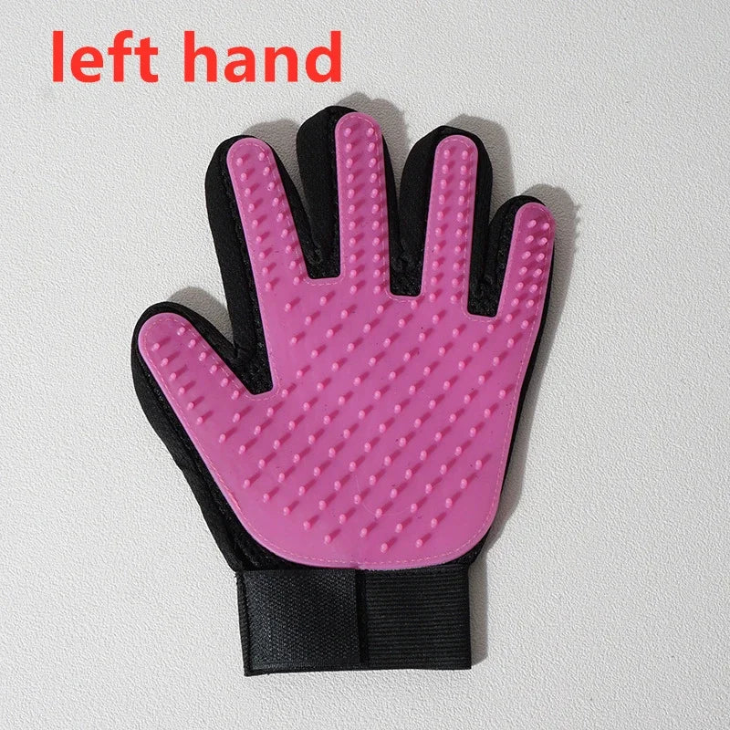 Pet Glove Cat Grooming Glove Deshedding Brush For Cats And Dogs Hair Remover Massage Brush
