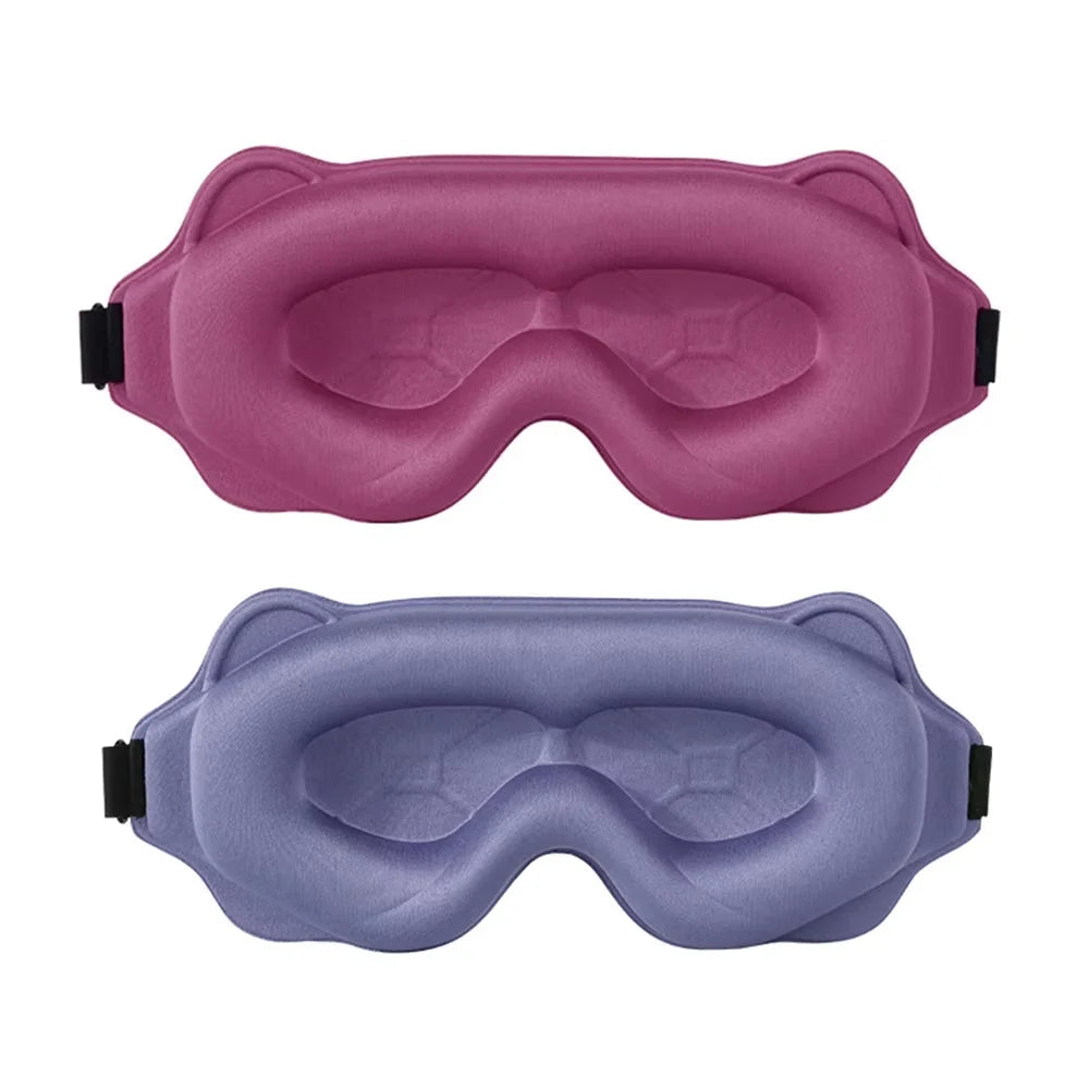 3D Sleep Mask Sleep Aid Eye Mask Block Out Light Travel