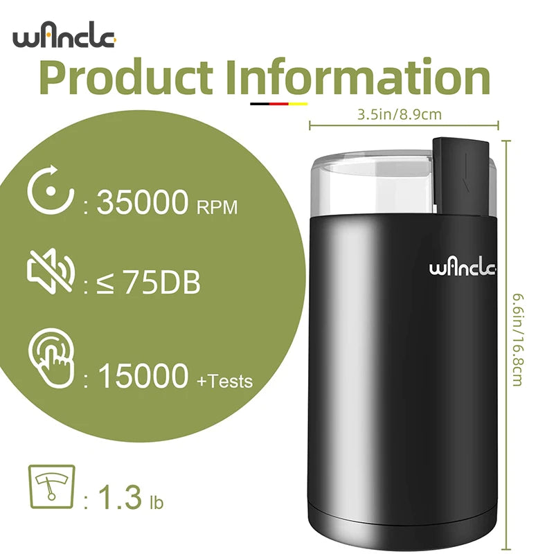 200W High Power Coffee Grinder Blade Home Appliance