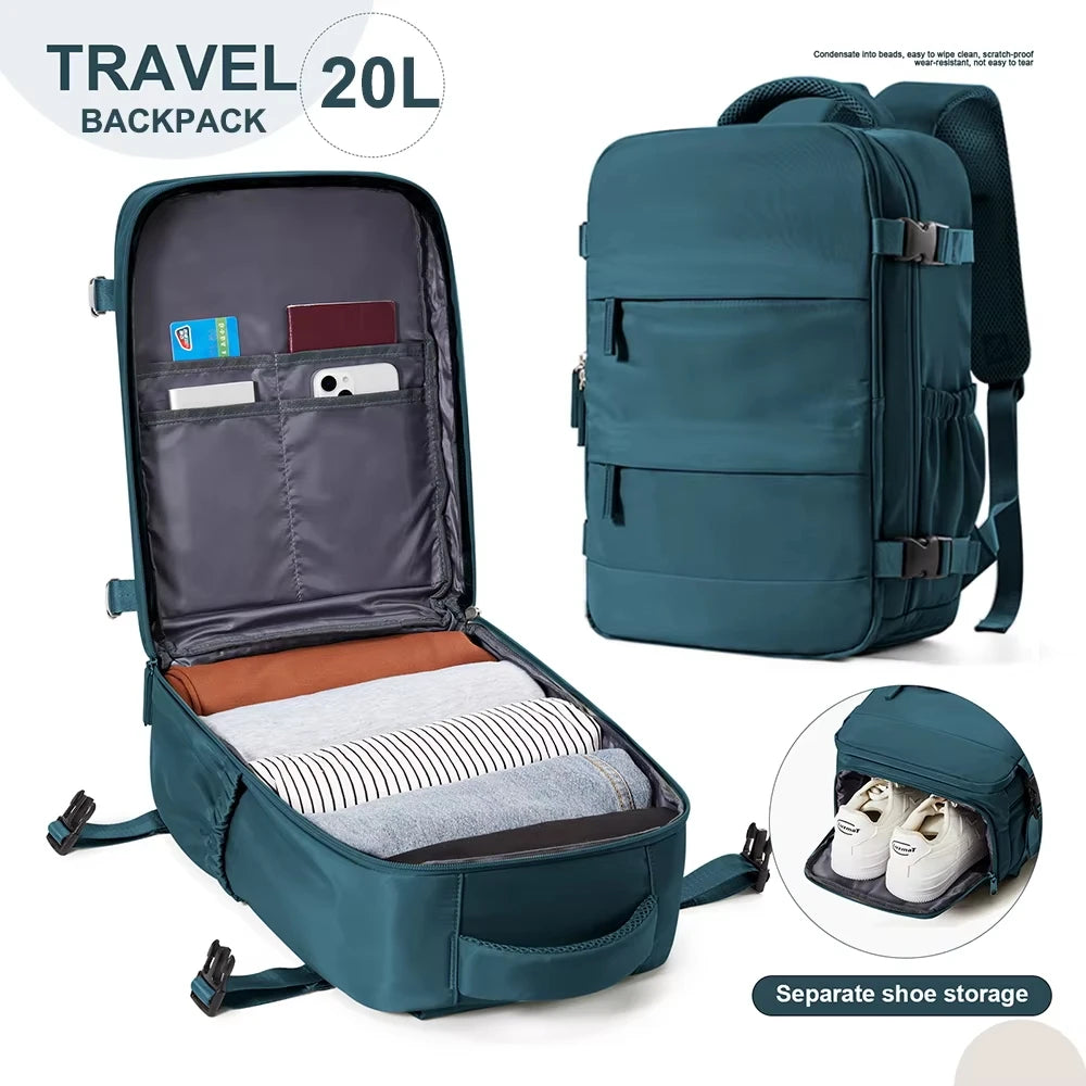 Unisex Ryanair Hand Luggage Backpack 40x20x25 Cm Waterproof Carry On Business Laptop Bag For Travel And College