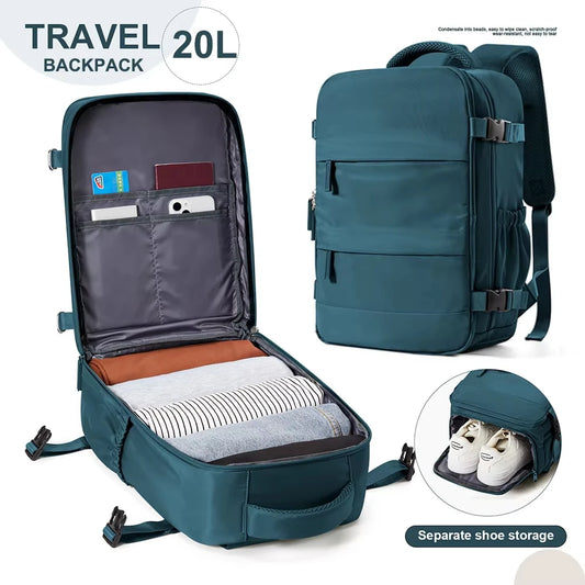 Unisex Ryanair Hand Luggage Backpack 40x20x25 Cm Waterproof Carry On Business Laptop Bag For Travel And College