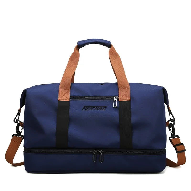 Nylon Travel Gym Bag Unisex Duffle Weekender Carry On