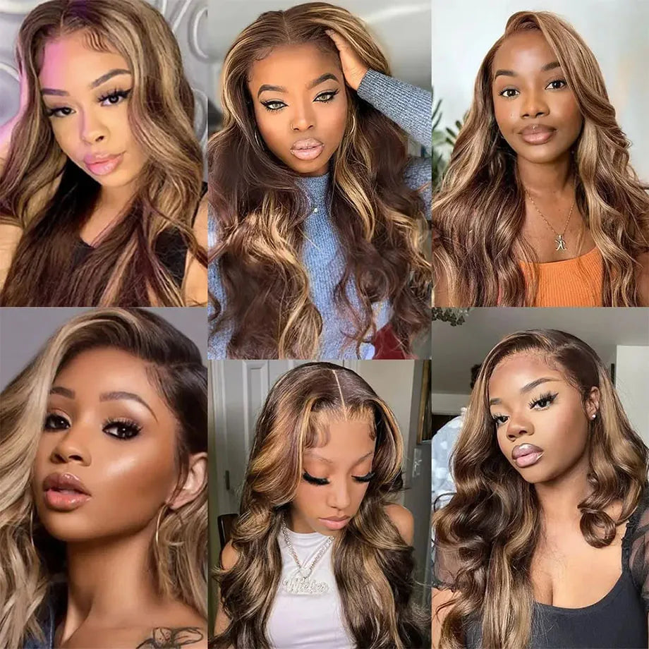 Body Wave Ombre Lace Front Wig 30 32 Inch Remy Hair