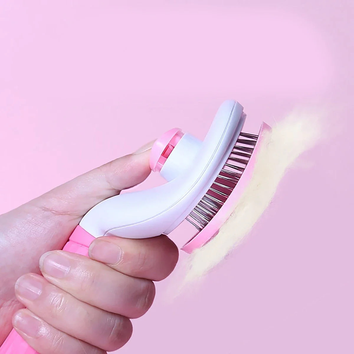 Hair Remover Brush For Dog And Cat Non Slip Stainless Steel