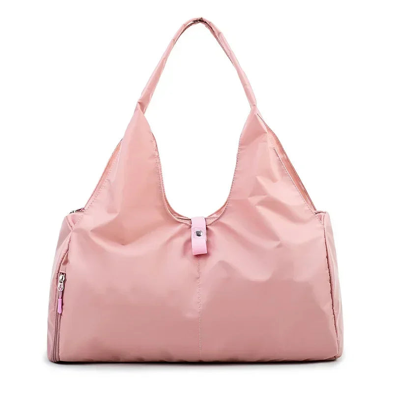 Yoga Mat Bag With Dry Wet Separation And Independent Shoes Storage Pocket Shoulder Strap For Gym Fitness Travel Duffle