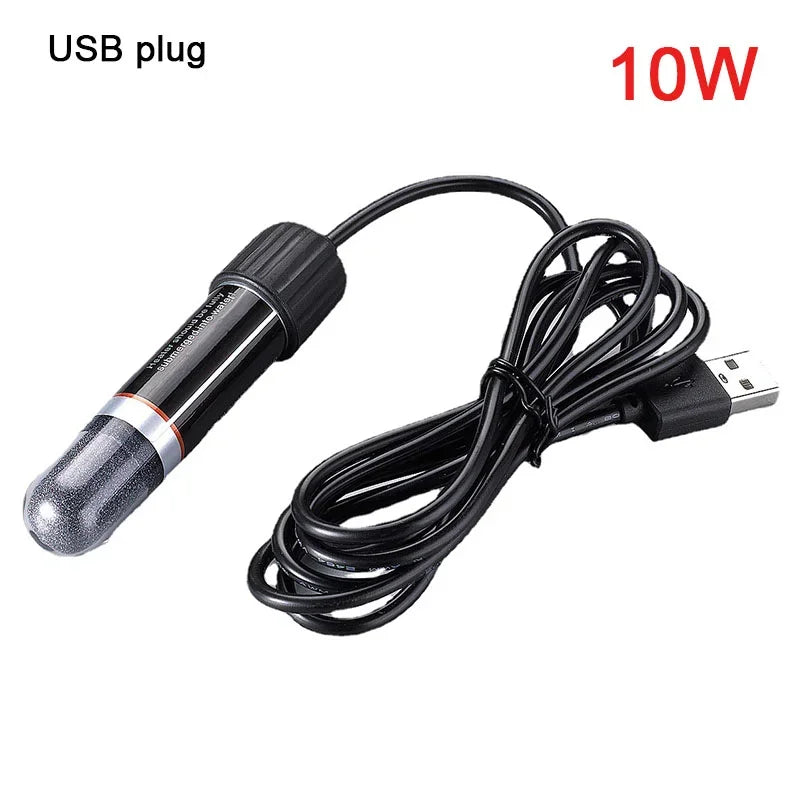 USB Mini Aquarium Heater 26C Constant Temperature 10W