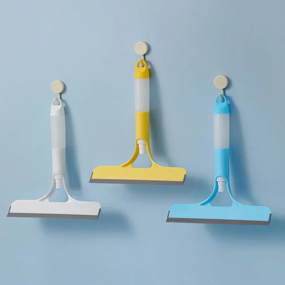 3 In 1 Window Cleaning Squeegee With Spray Bottle Cleaner