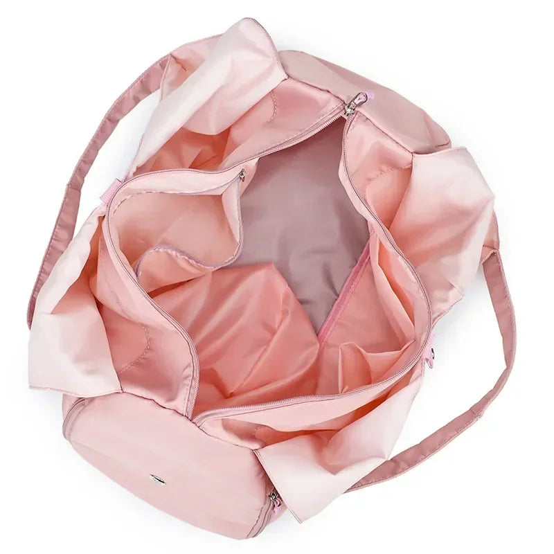 Yoga Mat Bag With Dry Wet Separation And Independent Shoes Storage Pocket Shoulder Strap For Gym Fitness Travel Duffle