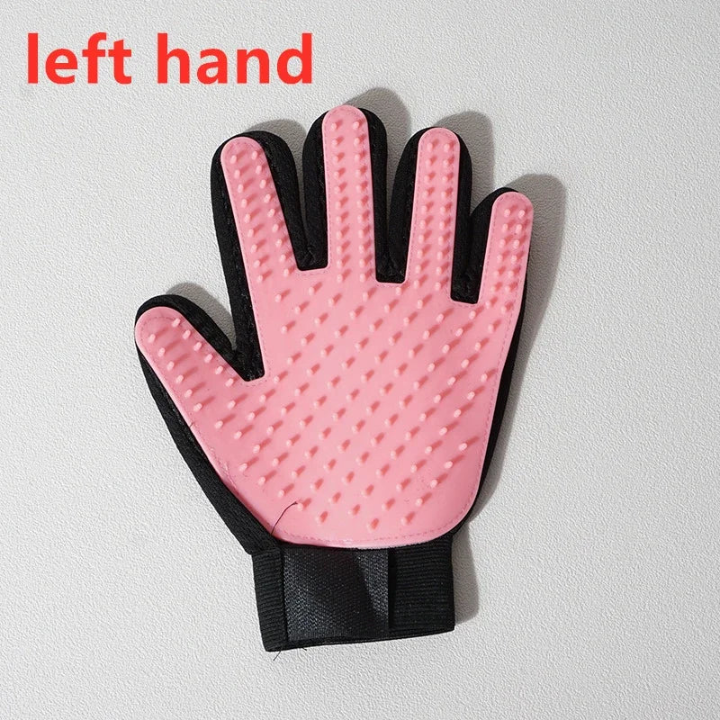 Pet Glove Cat Grooming Glove Deshedding Brush For Cats And Dogs Hair Remover Massage Brush