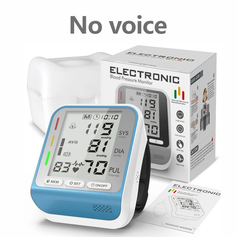 Kiuzou Electric Wrist Blood Pressure Monitor LCD Display
