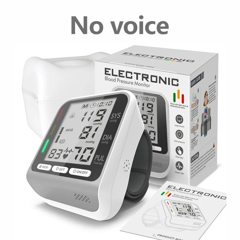 Kiuzou Electric Wrist Blood Pressure Monitor LCD Display