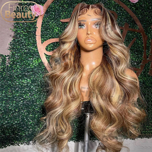 Body Wave Ombre Lace Front Wig 30 32 Inch Remy Hair