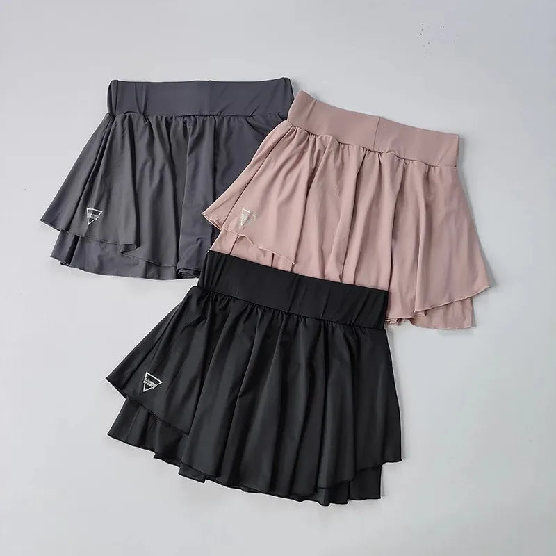 Women 2 In 1 Running Shorts Quick Dry With Phone Pocket