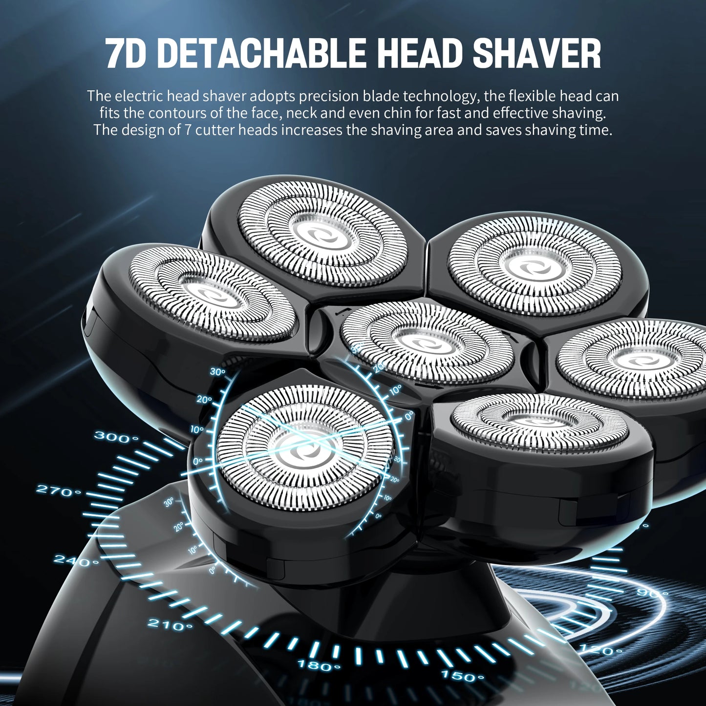 SEJOY Men Electric Shaver Kit For Bald Head And Beard