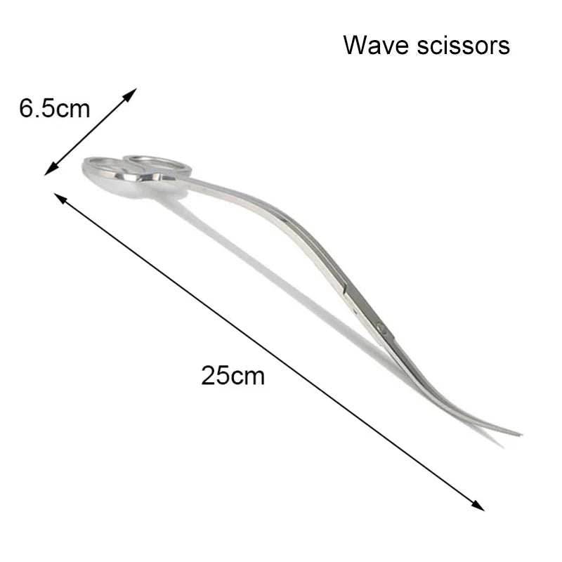 Aquarium Scissors Tweezers Stainless Steel Water Plants Tool