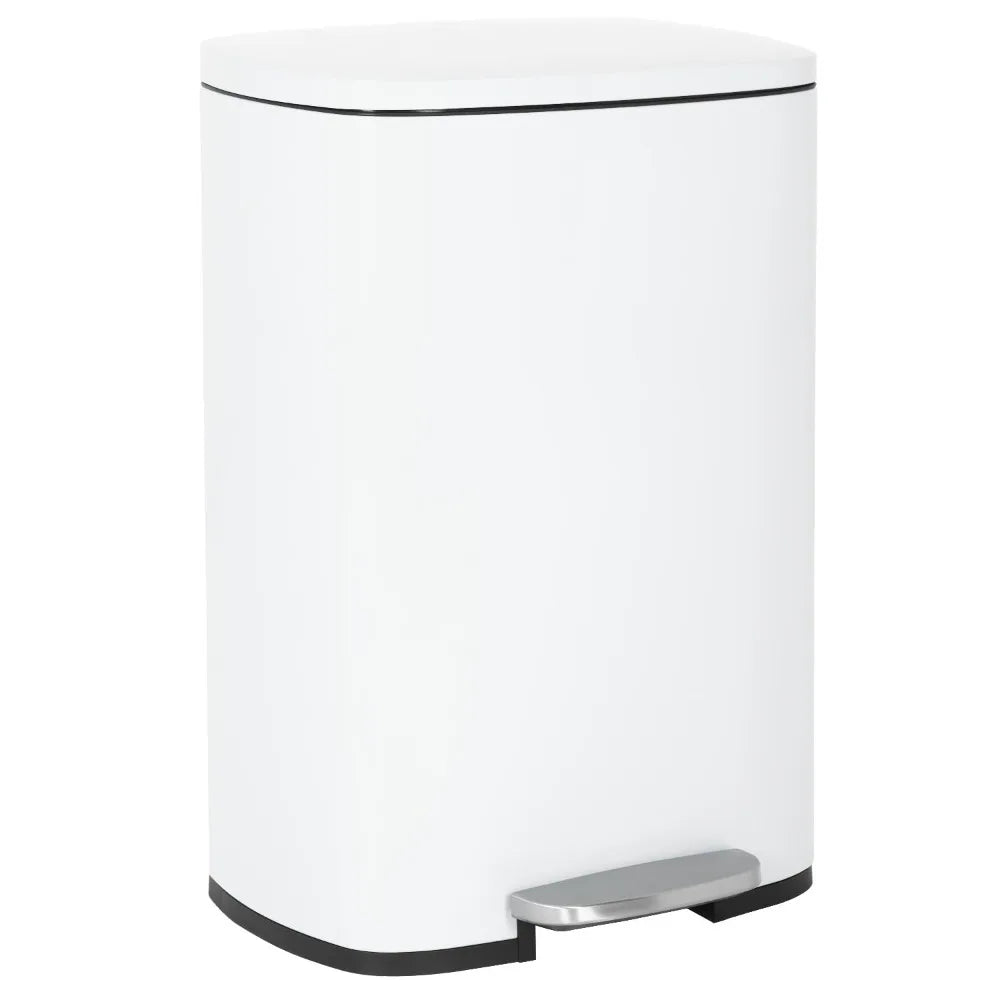 Fingerprint Proof 13 Gallon Matte Stainless Steel Trash Can