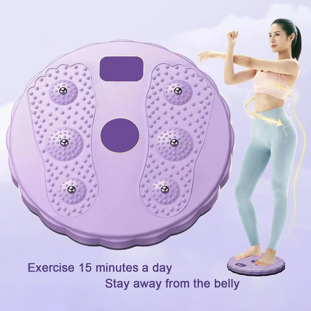 Waist Twisting Disc Magnetic Massage Lose Weight Device