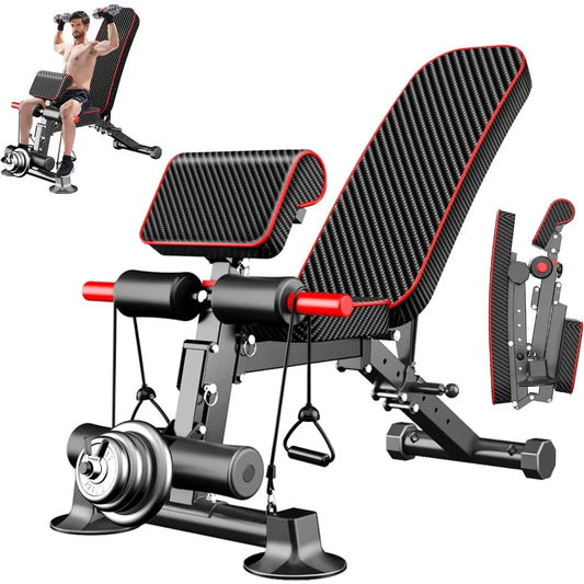 Adjustable Weight Bench For Home Gym Strength Training