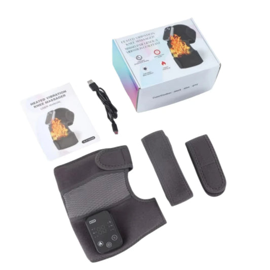3 In 1 Shoulder Knee Elbow Heated Vibration Knee Massager Pad for Joint Pain Relief and Arthritis Support
