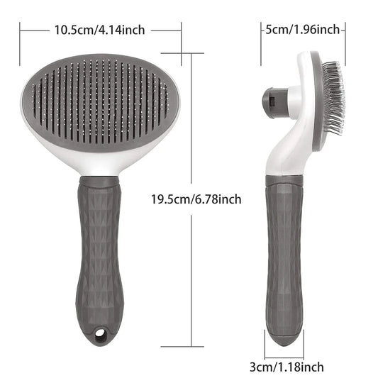 Hair Remover Brush For Dog And Cat Non Slip Stainless Steel